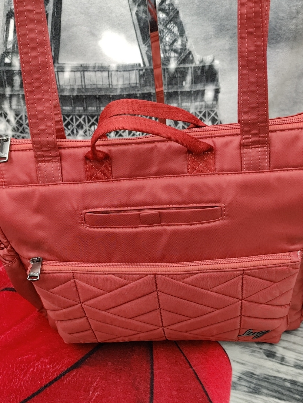 Lug Soprano Tote Rosewood Red
